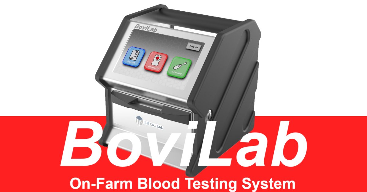 BoviLab Bloedanalyse apparaat voor veeartsen en melkveehouders.